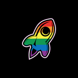 Rocket - Pride Month Sticker